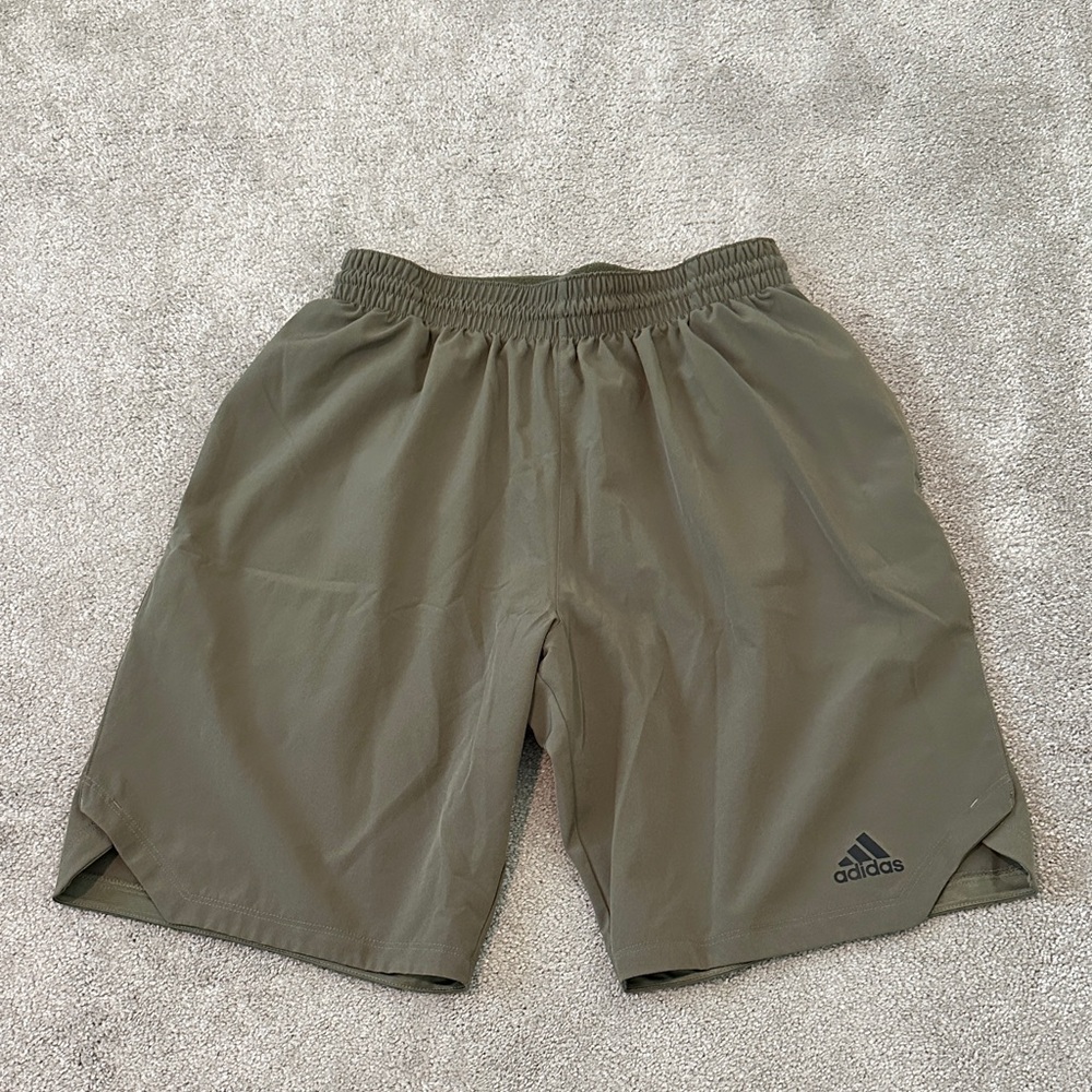 Adidas Men's army green Athletic Shorts